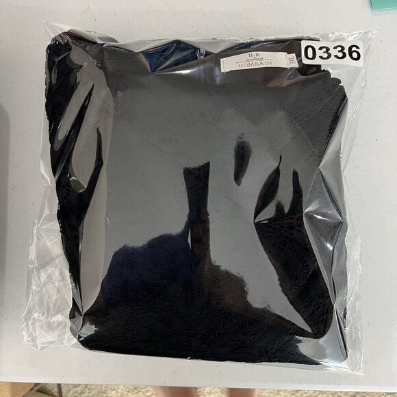 H R Homrain Women 3X Black Lace High Low Sleeveless Midi Dress Whimsigoth Witchy - Picture 16 of 16